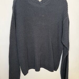 Vintage J. Crew Dark Gray Knit Sweater